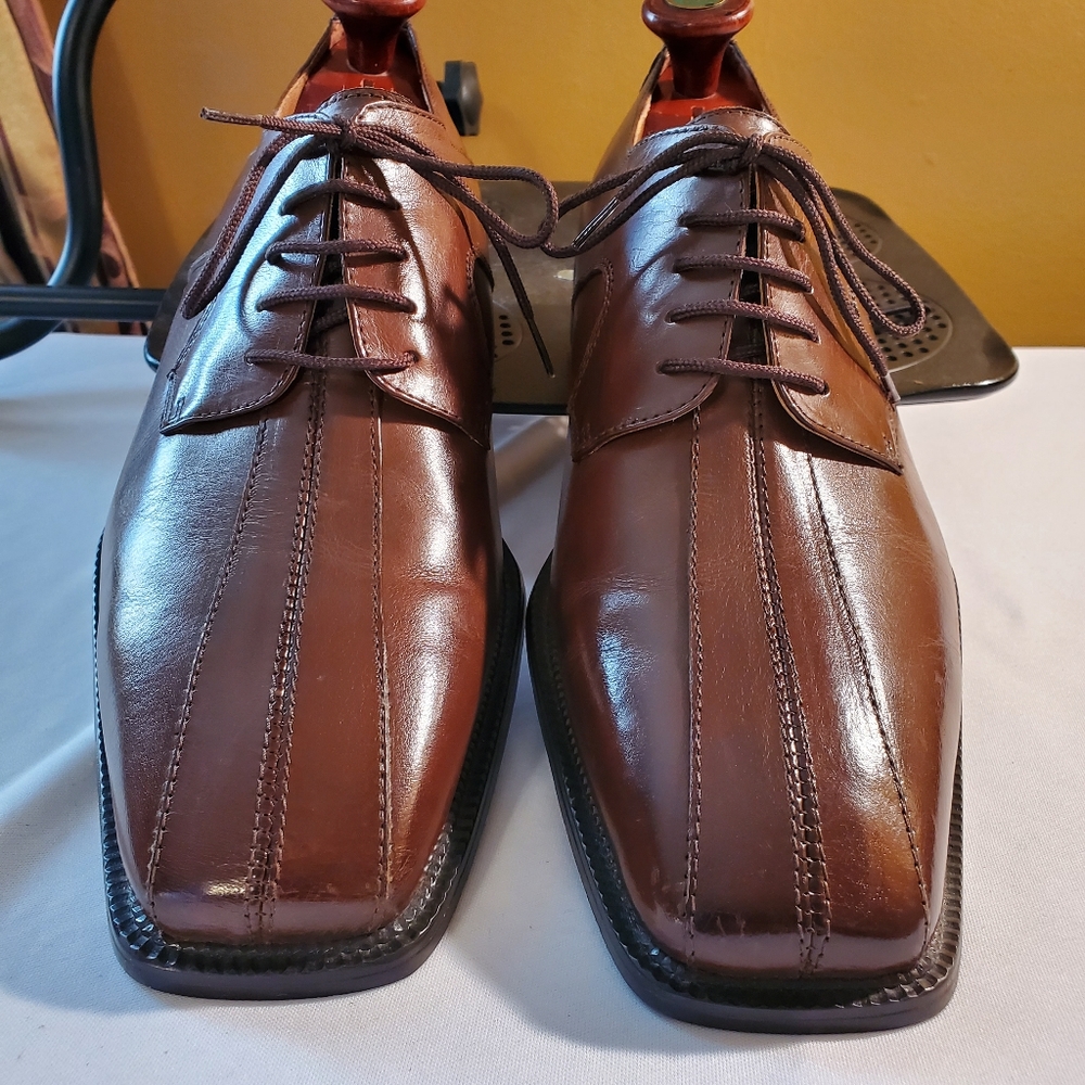 MARCO VICCI PLATIE MEN'S BROWN SHOES SIZE 10.5